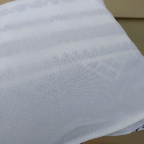 Sam Edelman White Mini Skirt Blue Embroidered Print Beading Short - Picture 12 of 12